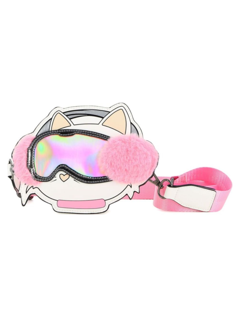 Borsa a spalla per bambina Karl Lagerfel Kids rosa a forma di Choupette Z31436 10P KARL LAGERFELD KIDS