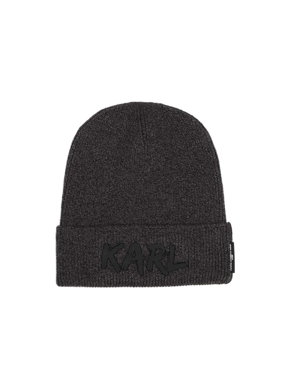Cappello per bambino Karl Lagerfeld Kids grigio con stampa logo sul davanti Z31443 A65 KARL LAGERFELD KIDS