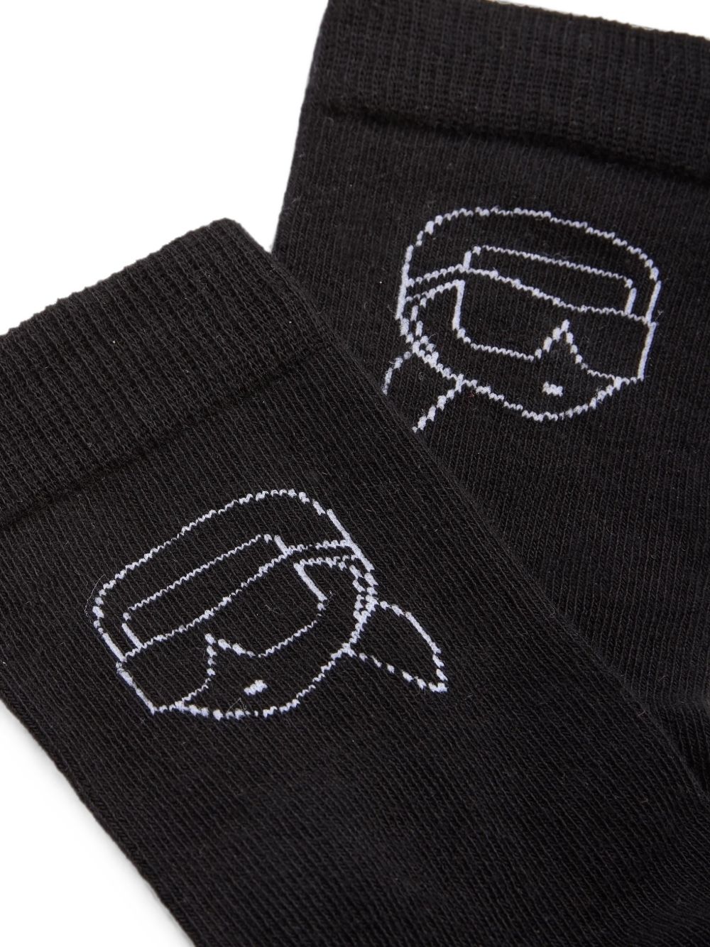 Calzini per bambini Karl Lagerfeld Kids bianco e nero con logo Z31447 10P KARL LAGERFELD KIDS