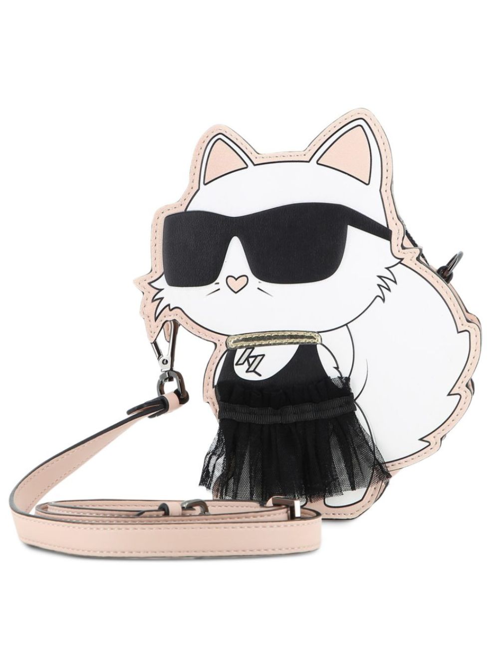 Borsa per bambina Karl Lagerfeld Kids rosa con motivo Choupette Z31457 471 KARL LAGERFELD KIDS