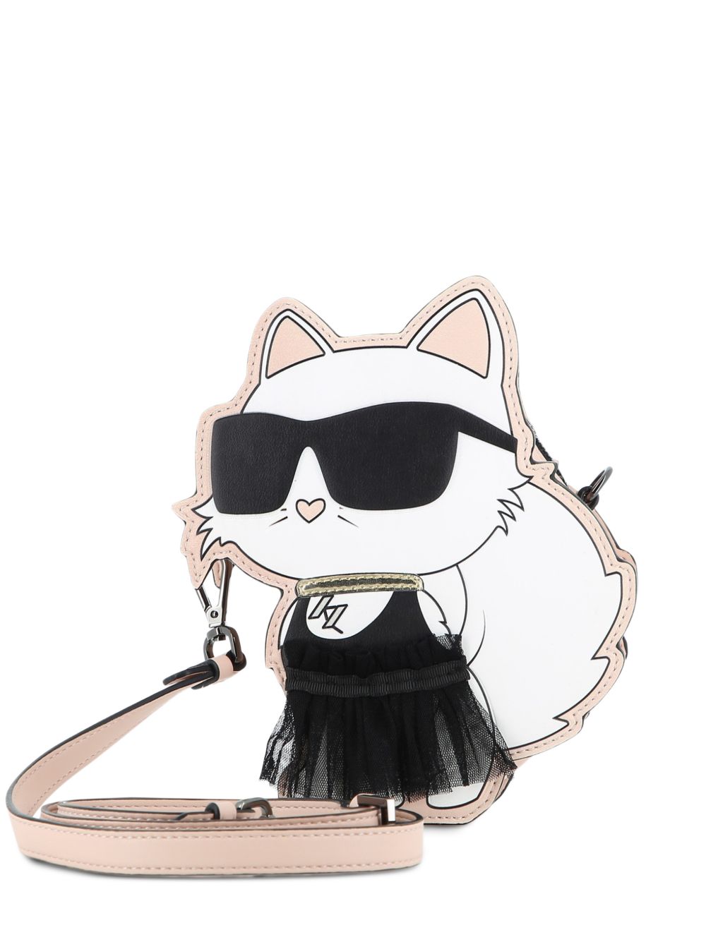Borsa per bambina Karl Lagerfeld Kids rosa con motivo Choupette Z31457 471 KARL LAGERFELD KIDS