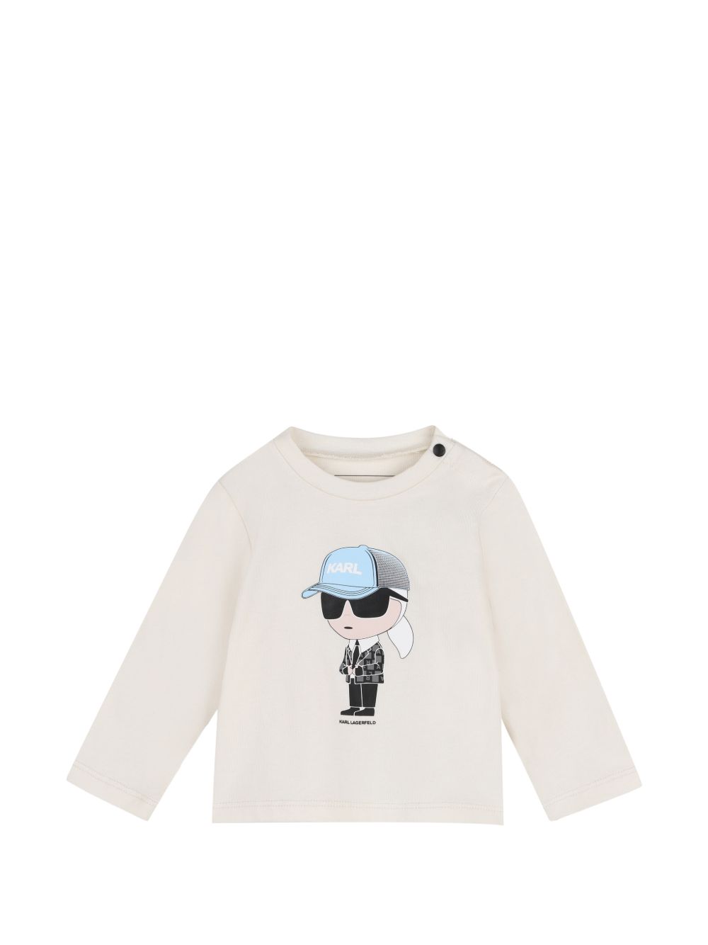 Set tre pezzi per neonato Karl Lagerfeld Kids multicolore con stampa Ikon Karl Z31484 M41 KARL LAGERFELD KIDS