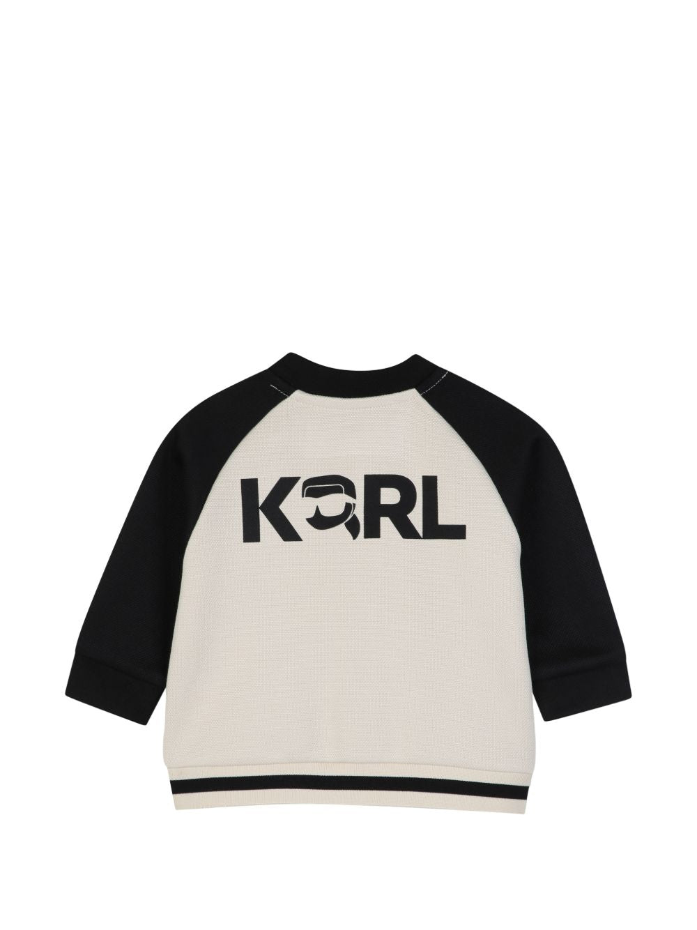 Set tre pezzi per neonato Karl Lagerfeld Kids nero con logo sul davanti Z31485 09B KARL LAGERFELD KIDS