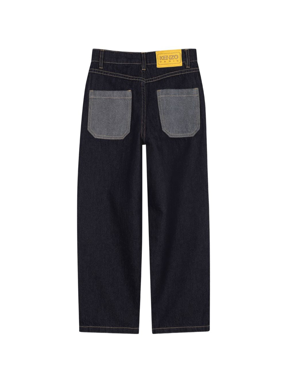 Jeans per bambino Kenzo Kids in denim con tasche a contrasto K61951 Z35 KENZO KIDS