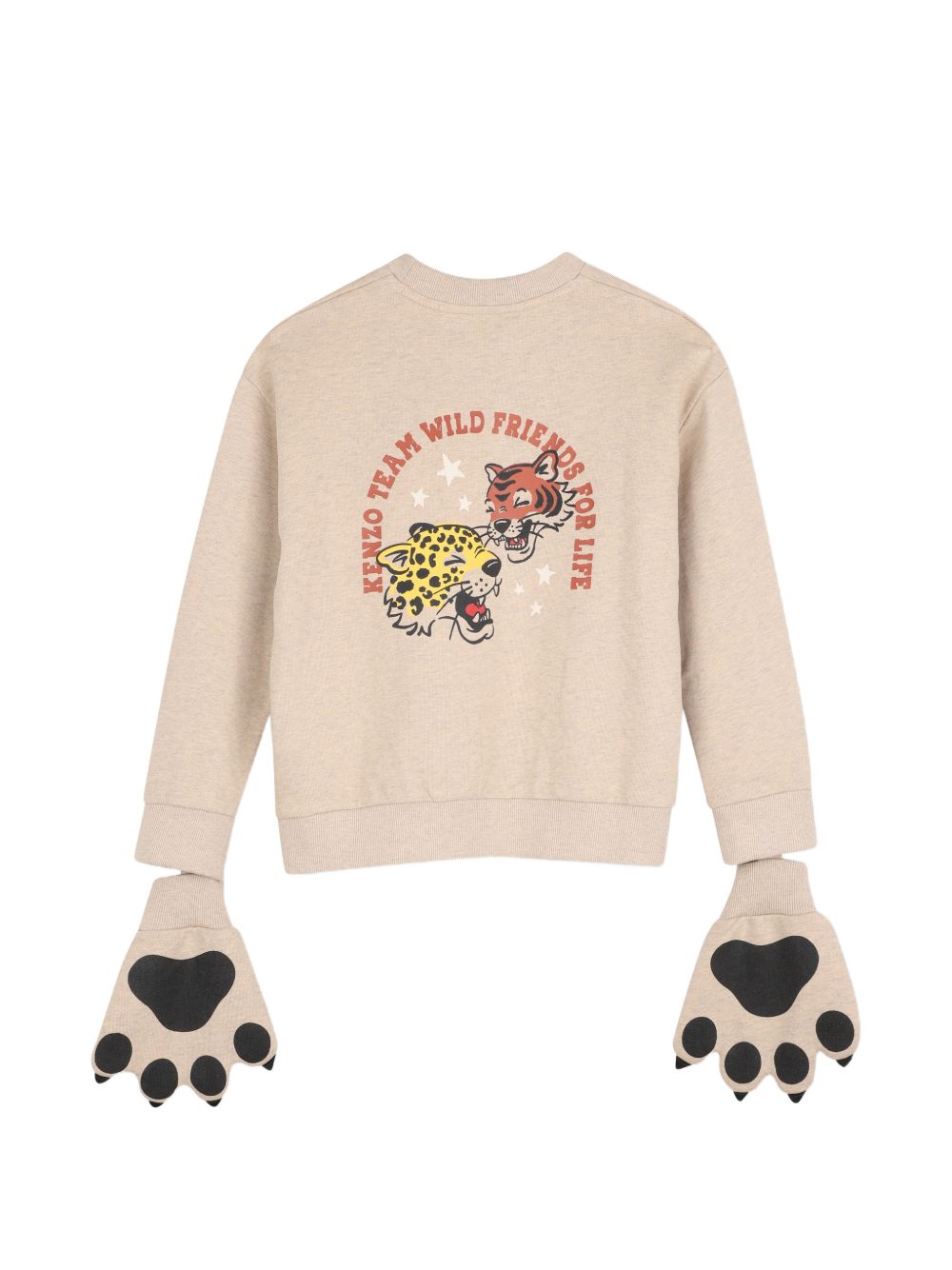 Felpa per bambino Kenzo Kids beige con stampa grafica K61958 230 KENZO KIDS
