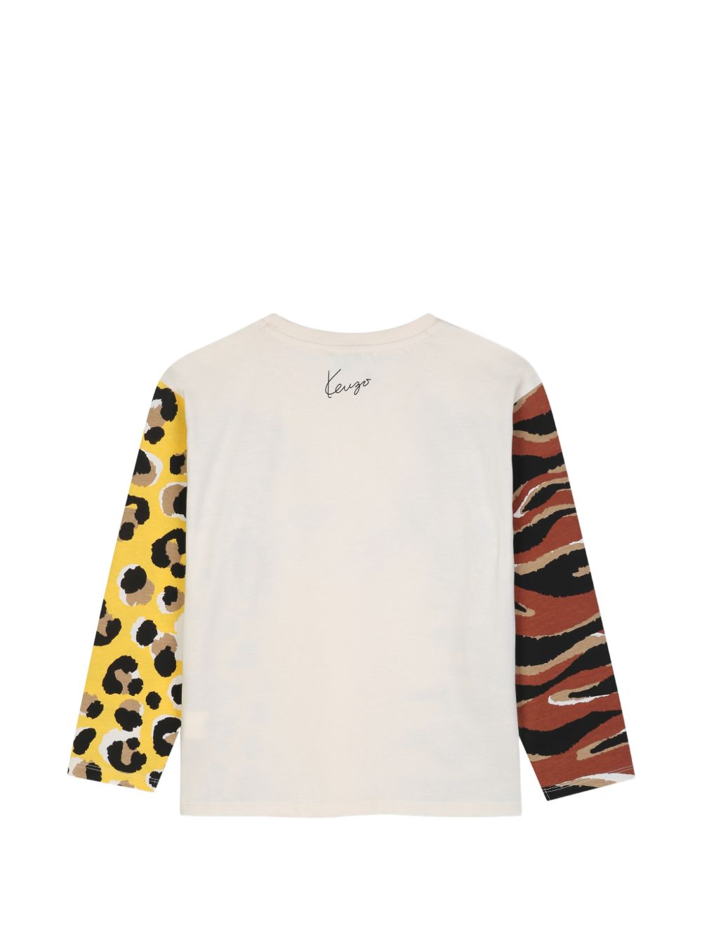 T-shirt per bambino Kenzo Kids beige con stampa grafica K61960 21G KENZO KIDS