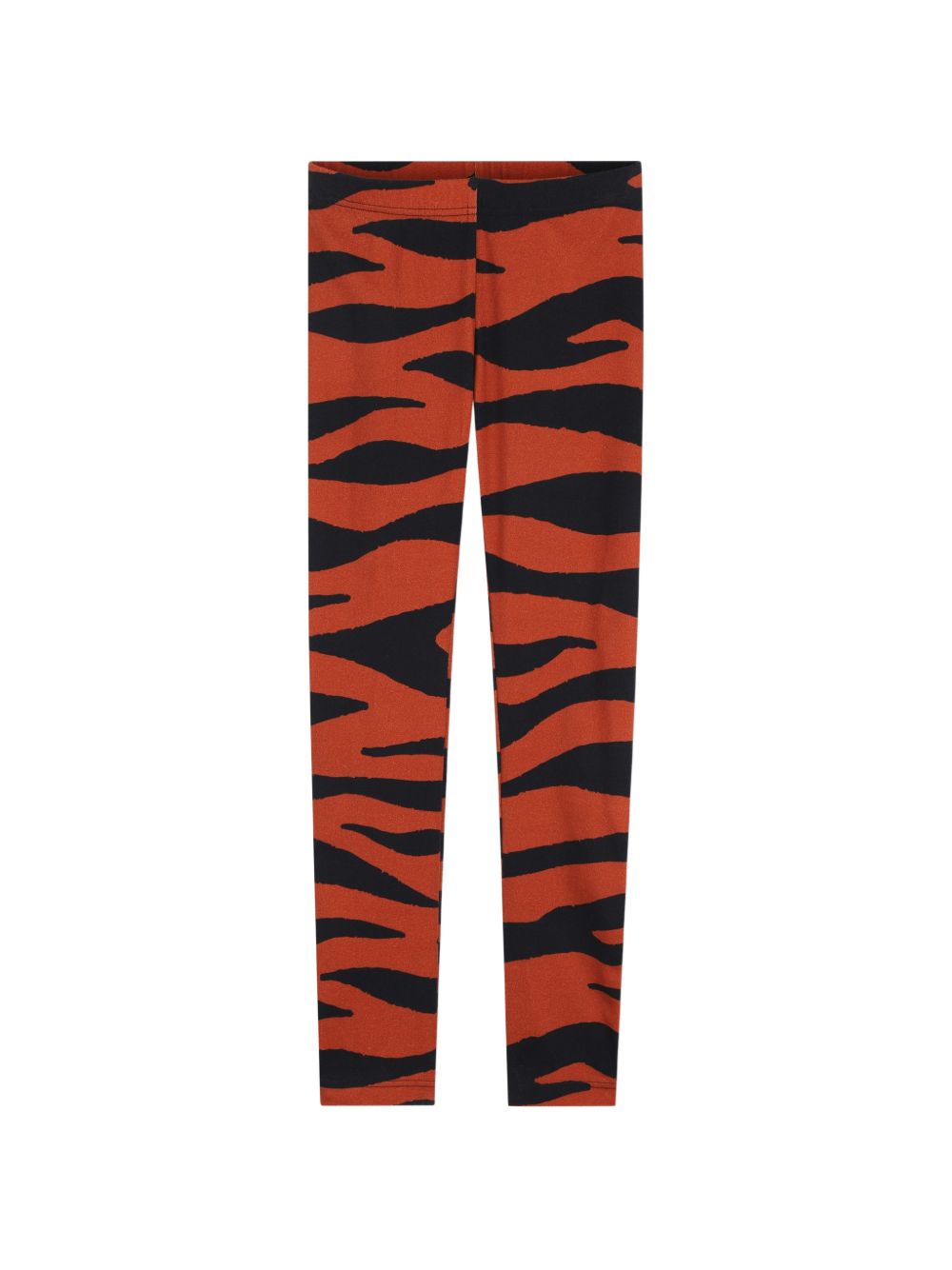 Leggings per bambina Kenzo Kids arancione e nero con stampa animalier K61964 Q50 KENZO KIDS