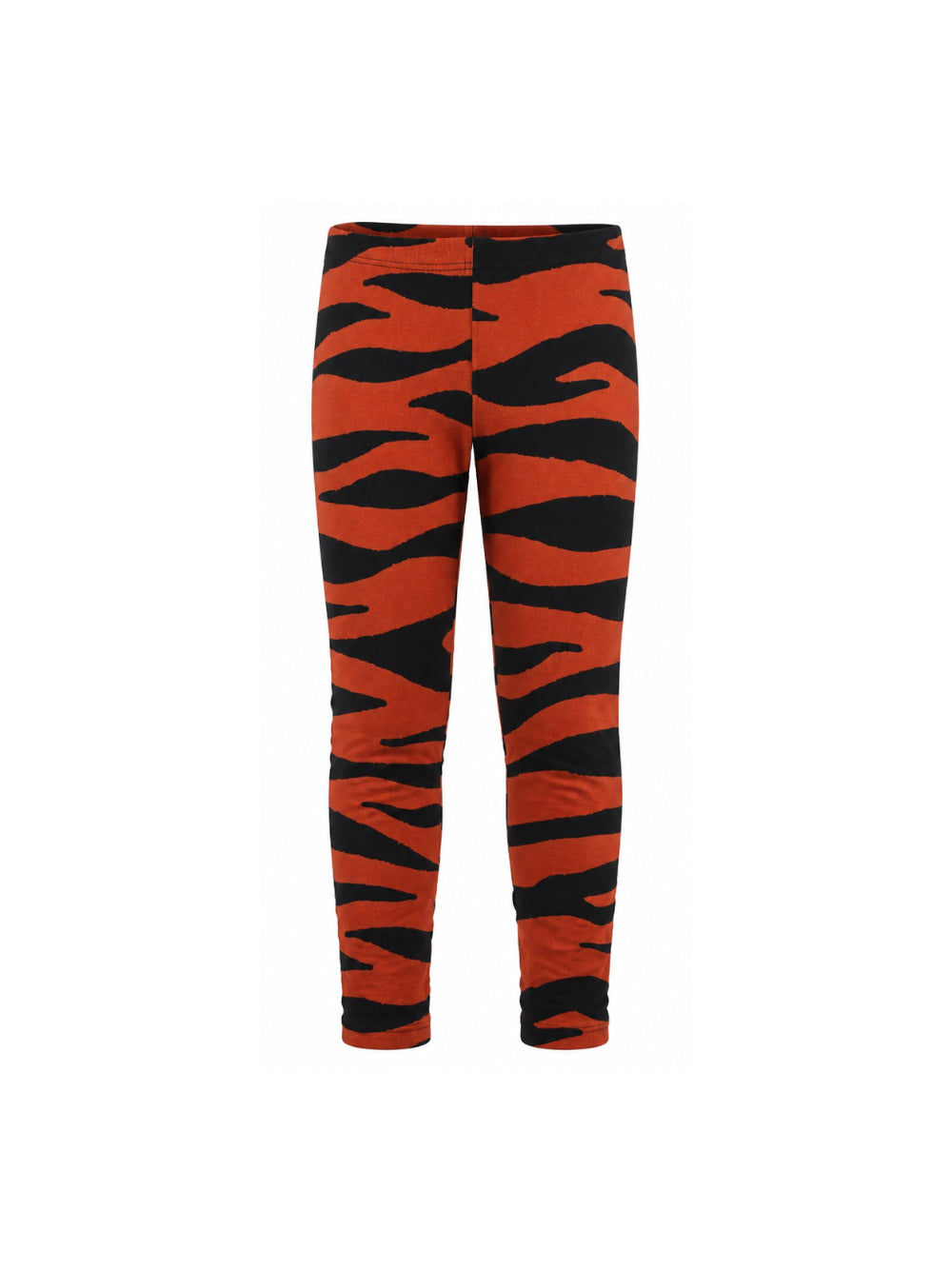 Leggings per bambina Kenzo Kids arancione e nero con stampa animalier K61964 Q50 KENZO KIDS