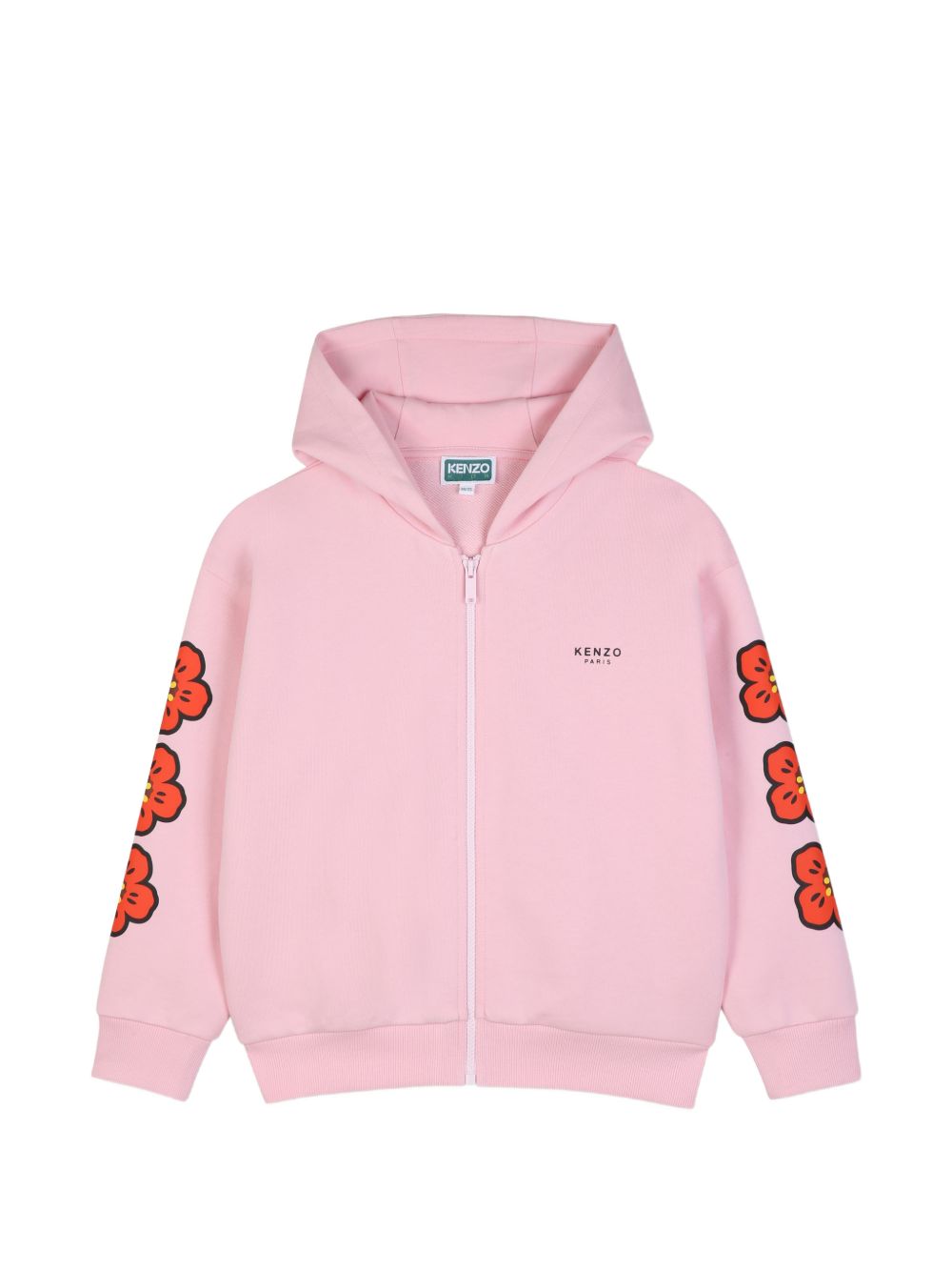 Tuta per bambina Kenzo Kids rosa con stampa Boke Flower K62003 44F KENZO KIDS
