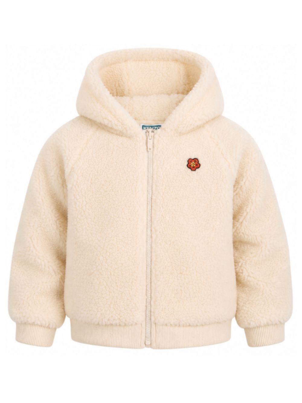 Bomber per bambino Kenzo Kids beige con applicazione Boke Flower K62015 21G KENZO KIDS