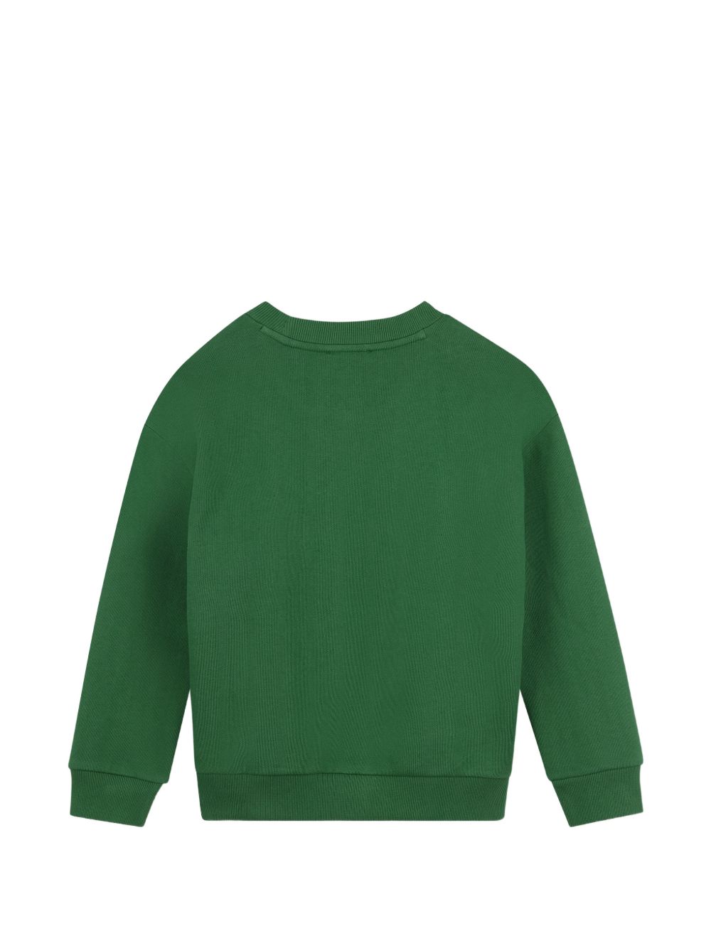 Felpa per bambino Kenzo Kids verde con stampa logo sul davanti K62029 651 KENZO KIDS