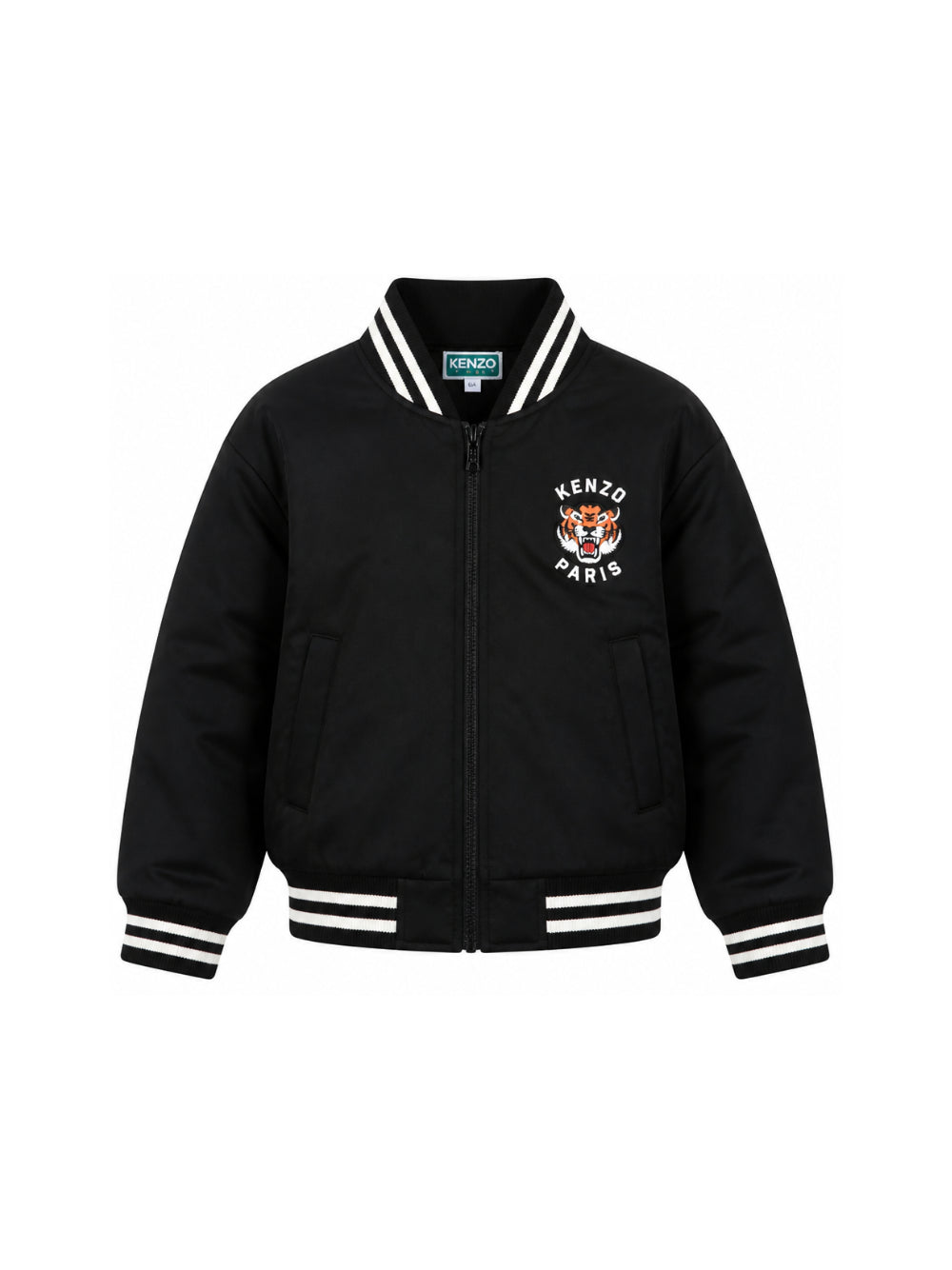 Felpa per bambino Kenzo Kids nero con stampa logo sul davanti K62036 09B KENZO KIDS