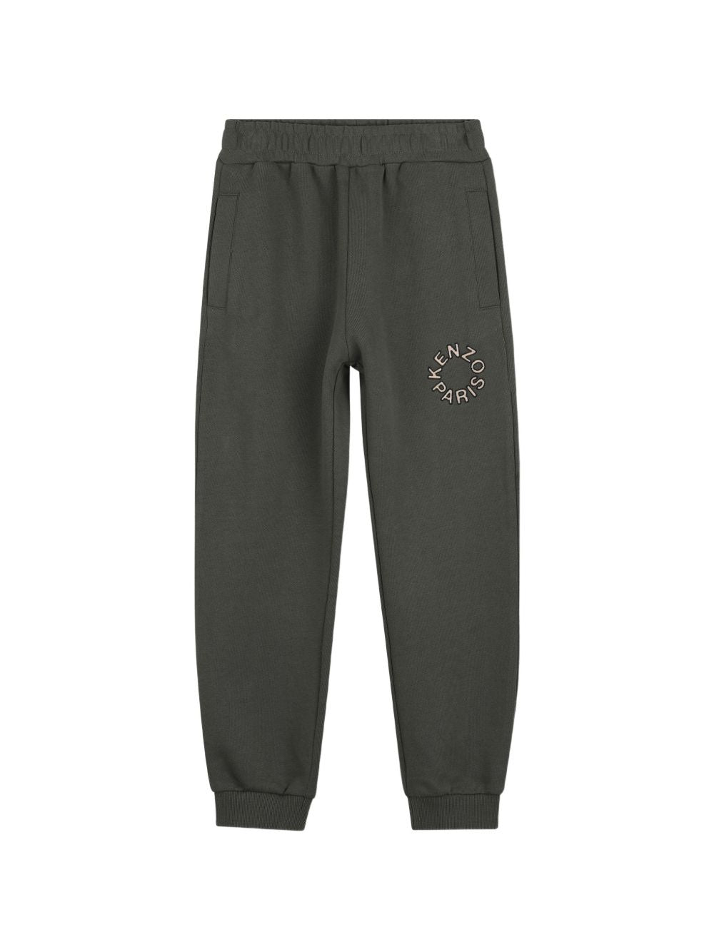 Tuta sportiva per bambino Kenzo Kids grigia con logo ricamato K62039 64Q KENZO KIDS