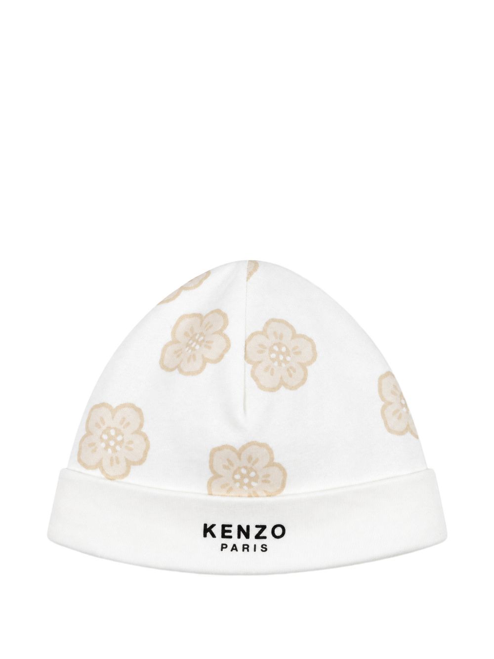 Set di tutina, berretto e bavaglino per neonati Kenzo Kids bianco Boke Flower (set da tre) K62068 117 KENZO KIDS