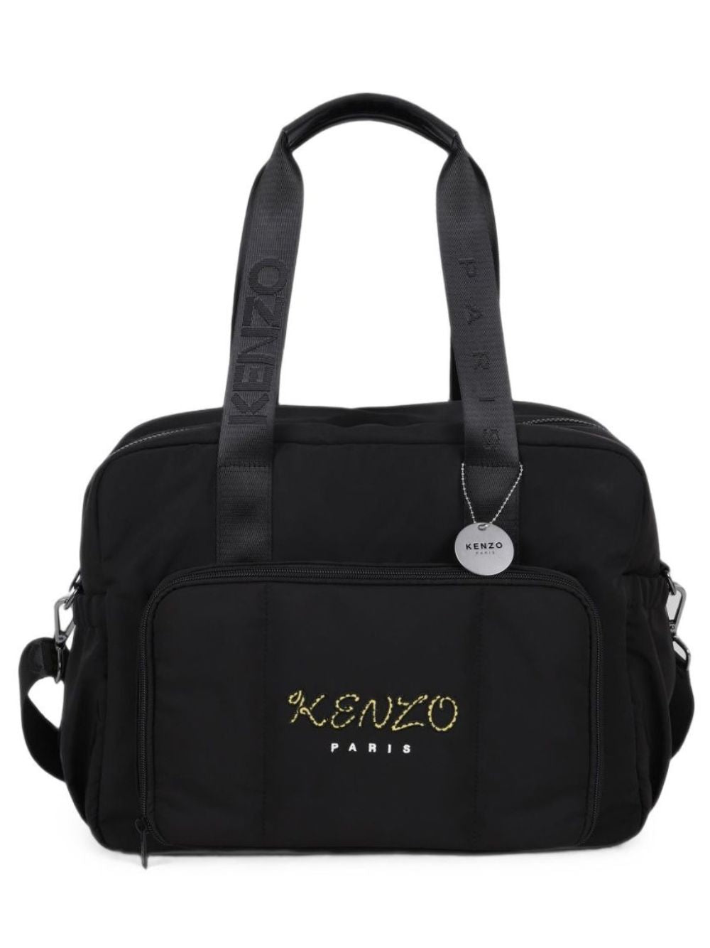 Borsa fasciatoio per neonati Kenzo Kids blu con ricamo frontale del logo K62076 095 KENZO KIDS