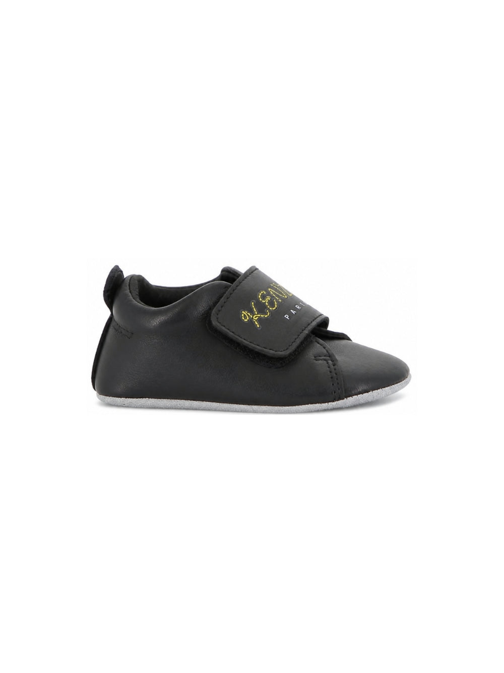 Scarpe primi passi per neonato Kenzo Kids nere con stampa logo K62077 095 KENZO KIDS