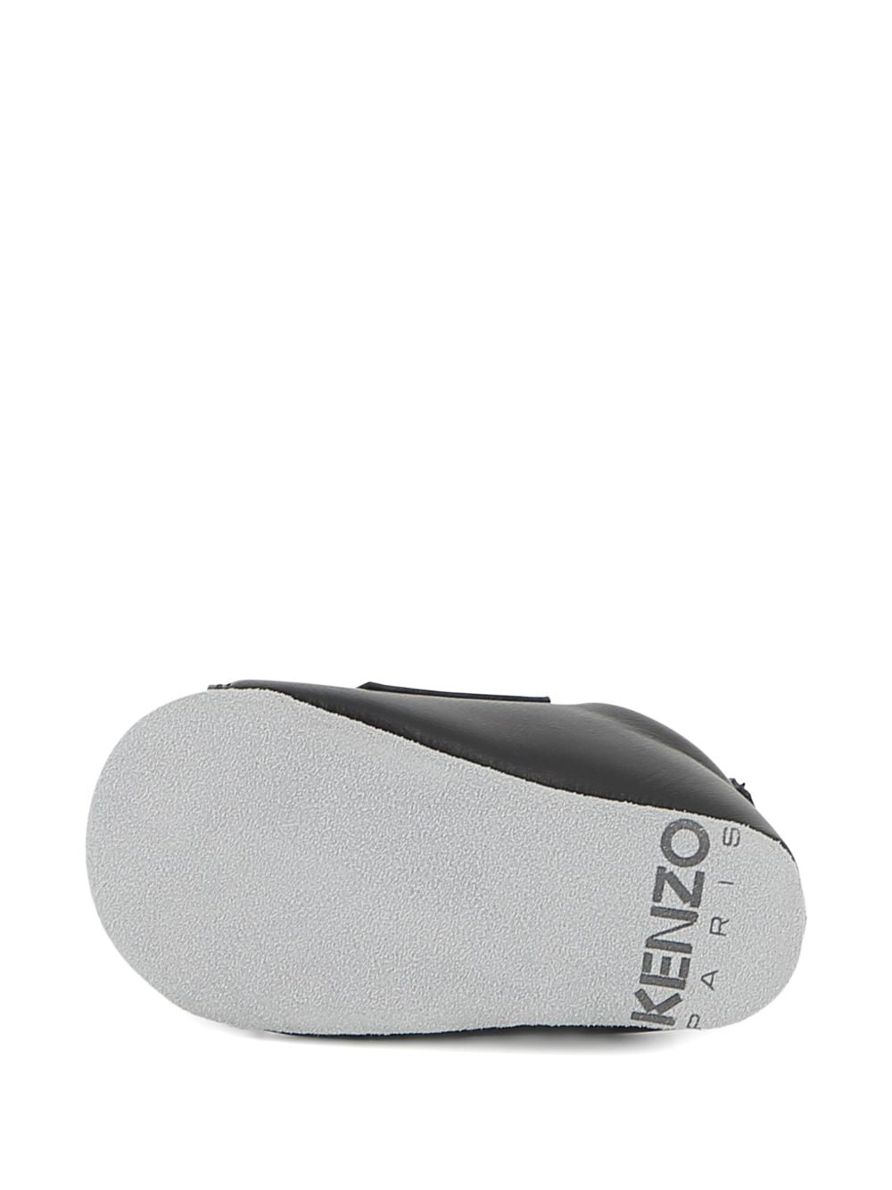 Scarpe primi passi per neonato Kenzo Kids nere con stampa logo K62077 095 KENZO KIDS