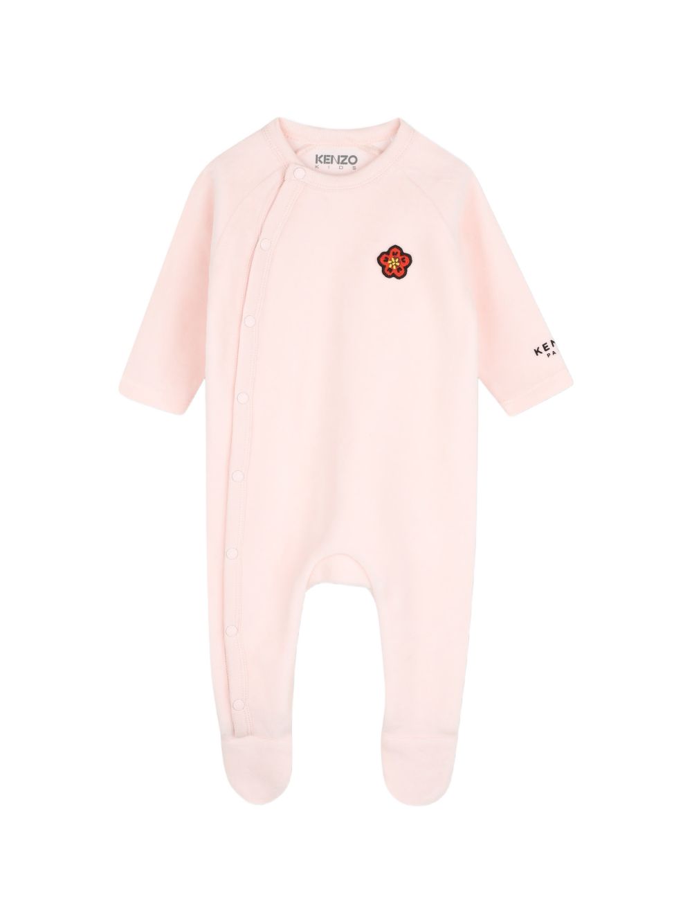 Tutine per neonata Kenzo Kids rosa con applicazione Boke Flower K62100 43B KENZO KIDS