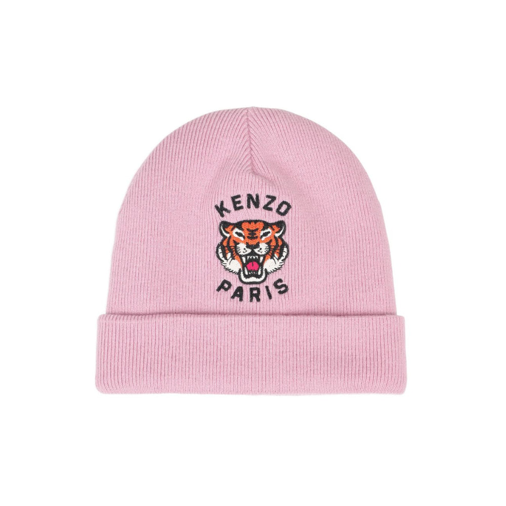 Berretto per bambina Kenzo Kids rosa con logo sul davanti K62156 44F KENZO KIDS