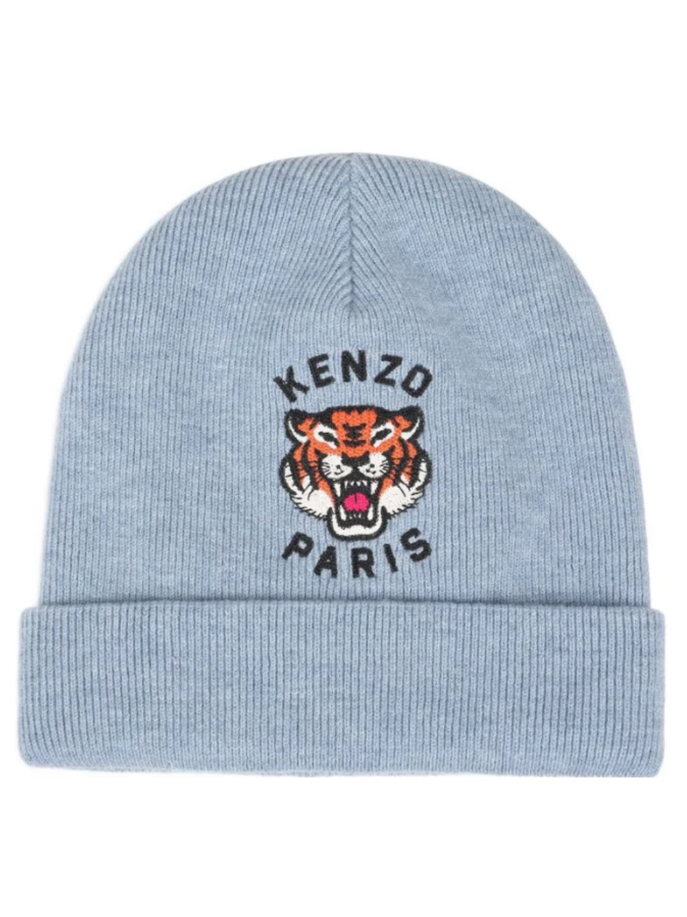 Berretto per bambino Kenzo Kids azzurro con logo sul davanti K62156 77E KENZO KIDS