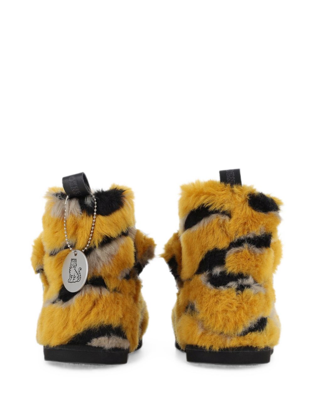 Stivali per bambina Kenzo Kids gialli con stampa animalier K62165 T90 KENZO KIDS