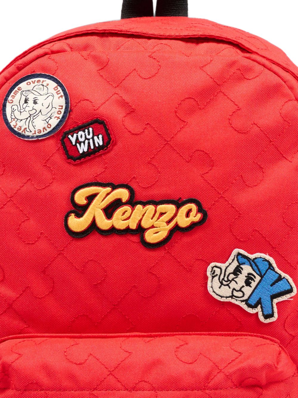 Zaino Play per bambino Kenzo Kids rosso con applicazioni K62168 990 KENZO KIDS