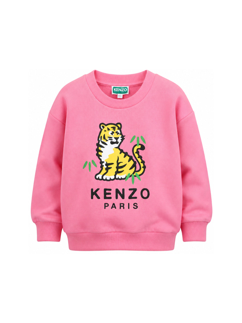 Felpa per bambina Kenzo Kids rosa con stampa Tigre sul davanti K62189 45A KENZO KIDS