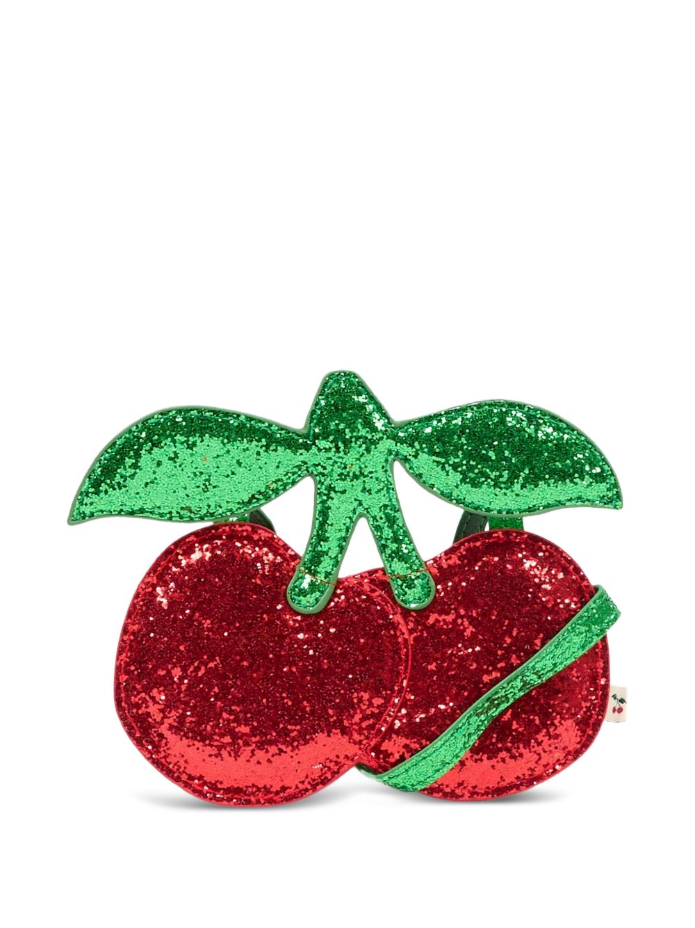Borsa per bambina Konges Slojd rossa con glitter KS101921 S10003 KONGES SLOJD KIDS