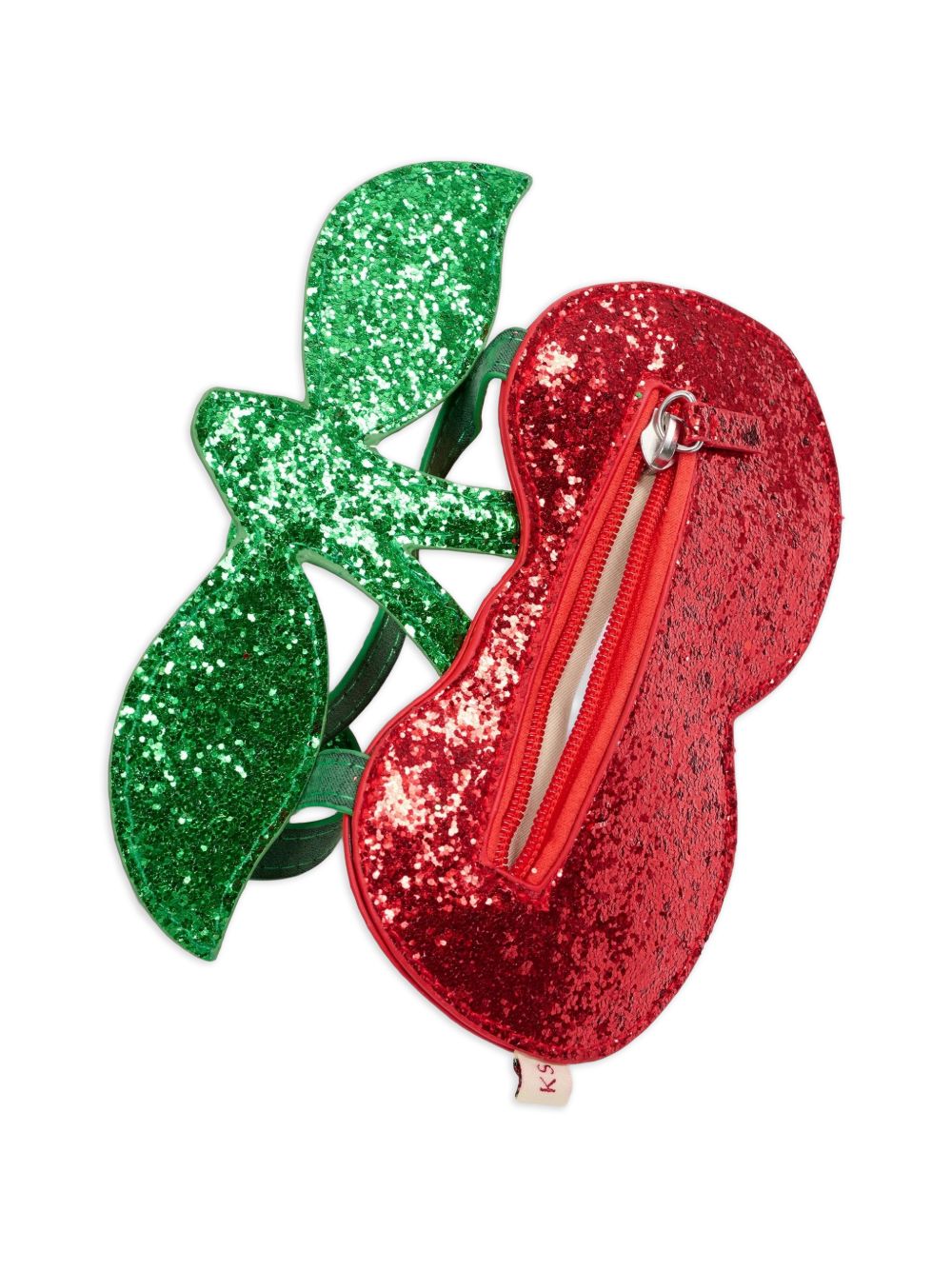 Borsa per bambina Konges Slojd rossa con glitter KS101921 S10003 KONGES SLOJD KIDS
