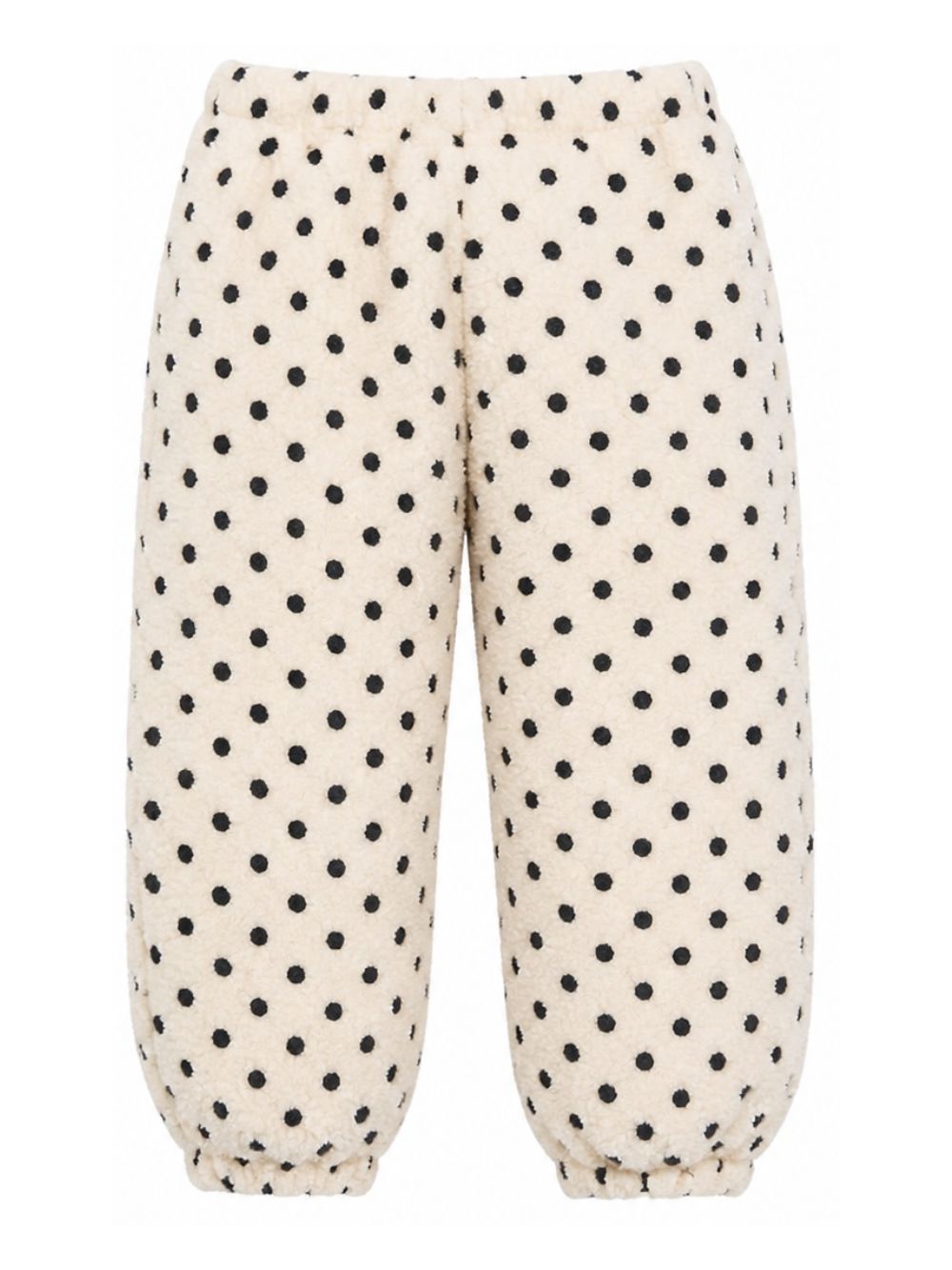 Pantaloni per bambina Konges Slojd Kids beige a pois KS105714 P30119 KONGES SLOJD KIDS
