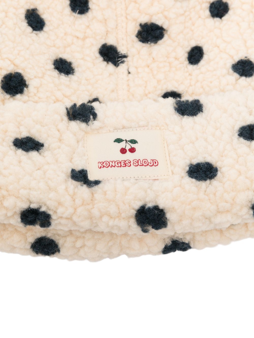 Cappello Konges Slojd Kids beige a pois KS105719 P30119 KONGES SLOJD KIDS