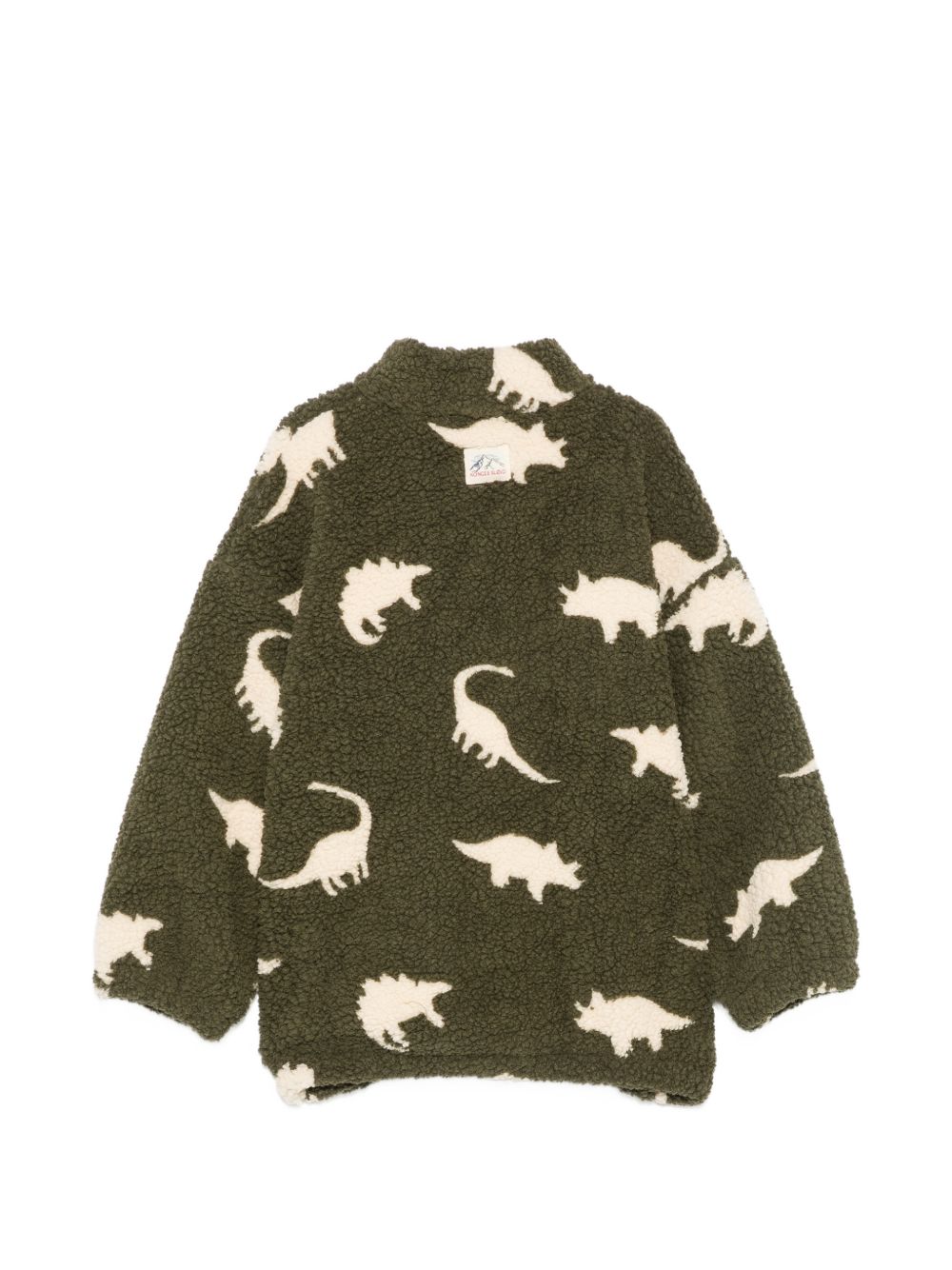 Giubbino per bambino Konges Slojd Kids verde con stampa dinosauro KS105720 P10025 KONGES SLOJD KIDS