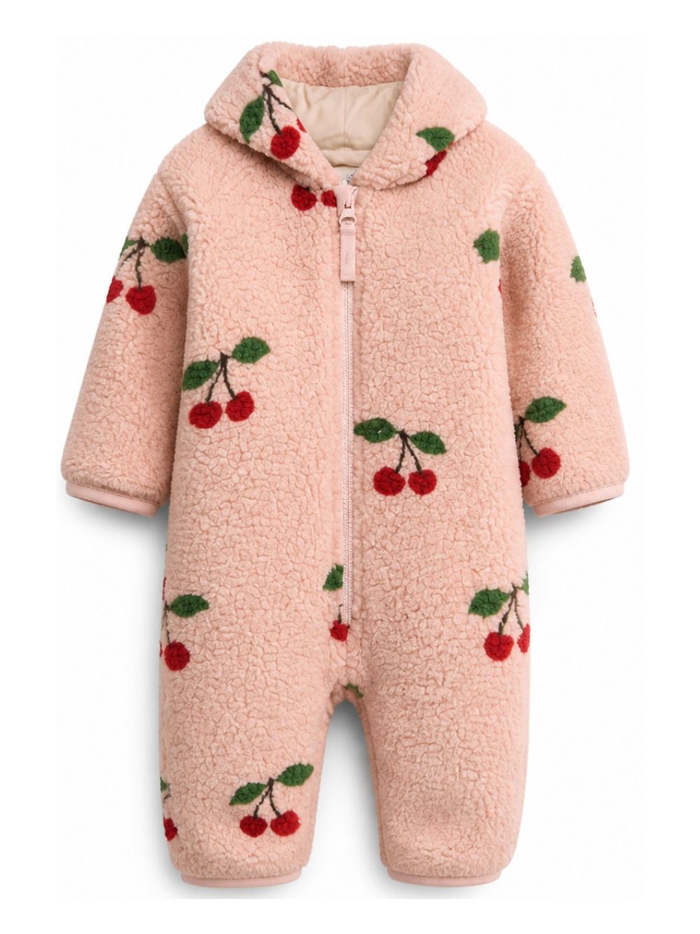 Tuta intera per neonata Konges Slojd Kids rosa con motivo cherry KS105721 P00050 KONGES SLOJD KIDS