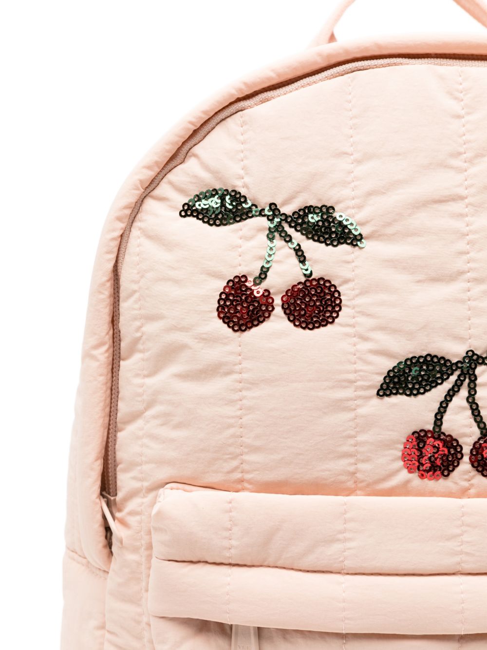 Zaino per bambina Konges Slojd Kids rosa con motivo ciliegie con paillettes KS105732 S25036 KONGES SLOJD KIDS