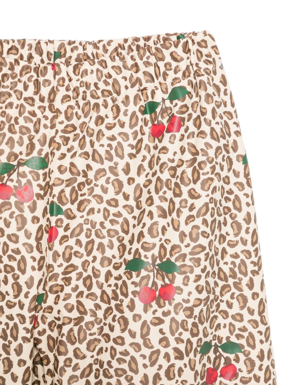 Tuta da neve Rainy Palme per bambina Konges Slojd marrone con stampa grafica animalier KS105764 P30123 KONGES SLOJD KIDS