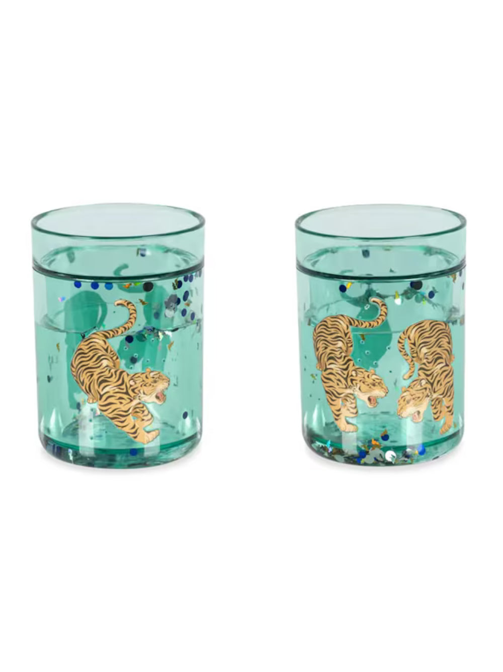 Set di due tazze per bambina Konges Slojd Kids azzurre con decorazione glitter KS105837 S45082 KONGES SLOJD KIDS