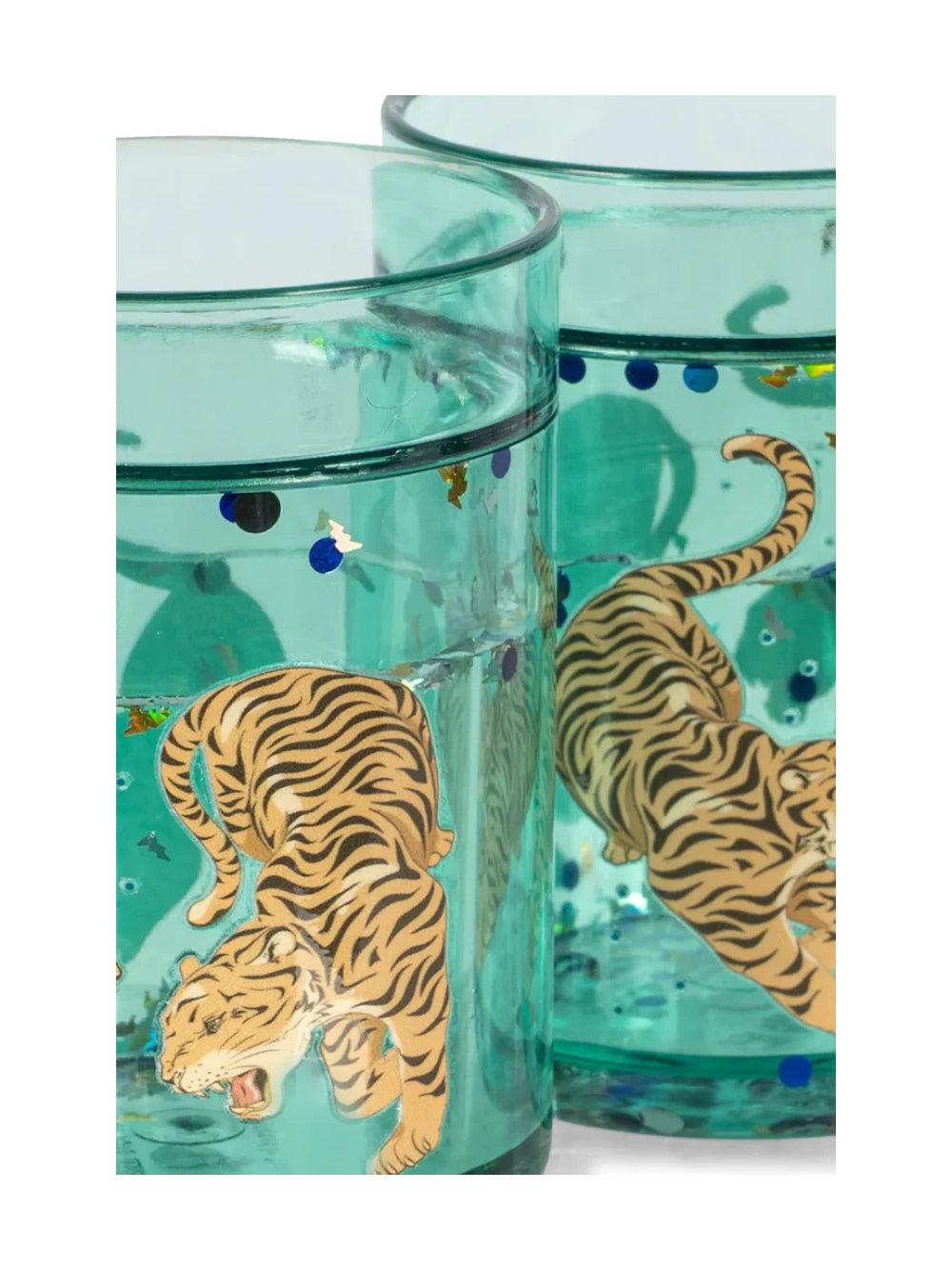 Set di due tazze per bambina Konges Slojd Kids azzurre con decorazione glitter KS105837 S45082 KONGES SLOJD KIDS