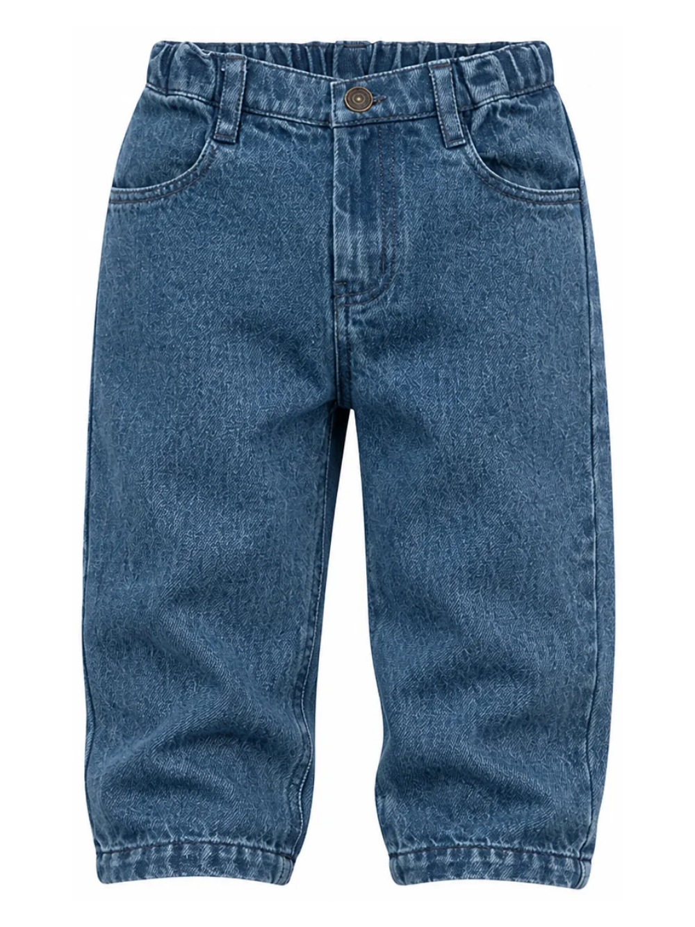 Pantaloni per bambino Konges Slojd Kids azzurri con vita elasticizzata KS105973 DENIM BLUE KONGES SLOJD KIDS