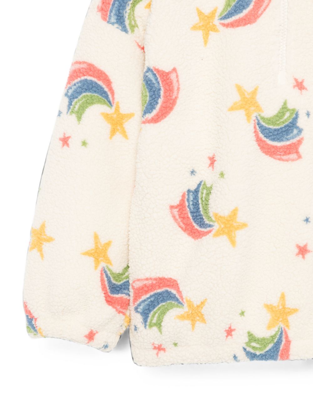 Felpa per bambina Konges Slojd beige con stampa grafica all-over KS106047 P20037 KONGES SLOJD KIDS