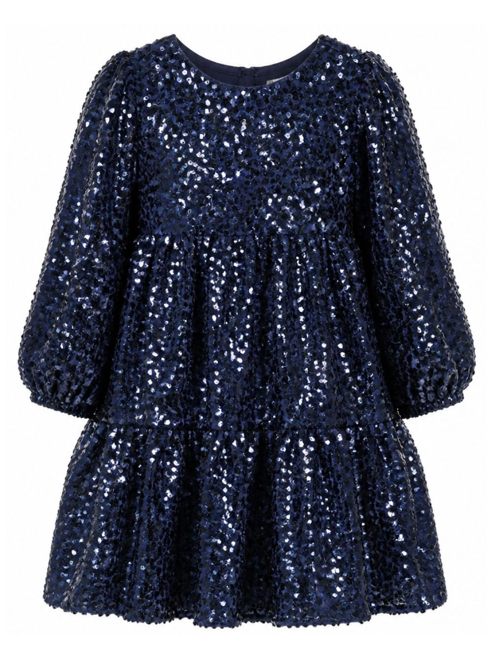 Abito per bambina Konges Slojd Kids blu con decorazione con paillettes KS106100 S15080 KONGES SLOJD KIDS