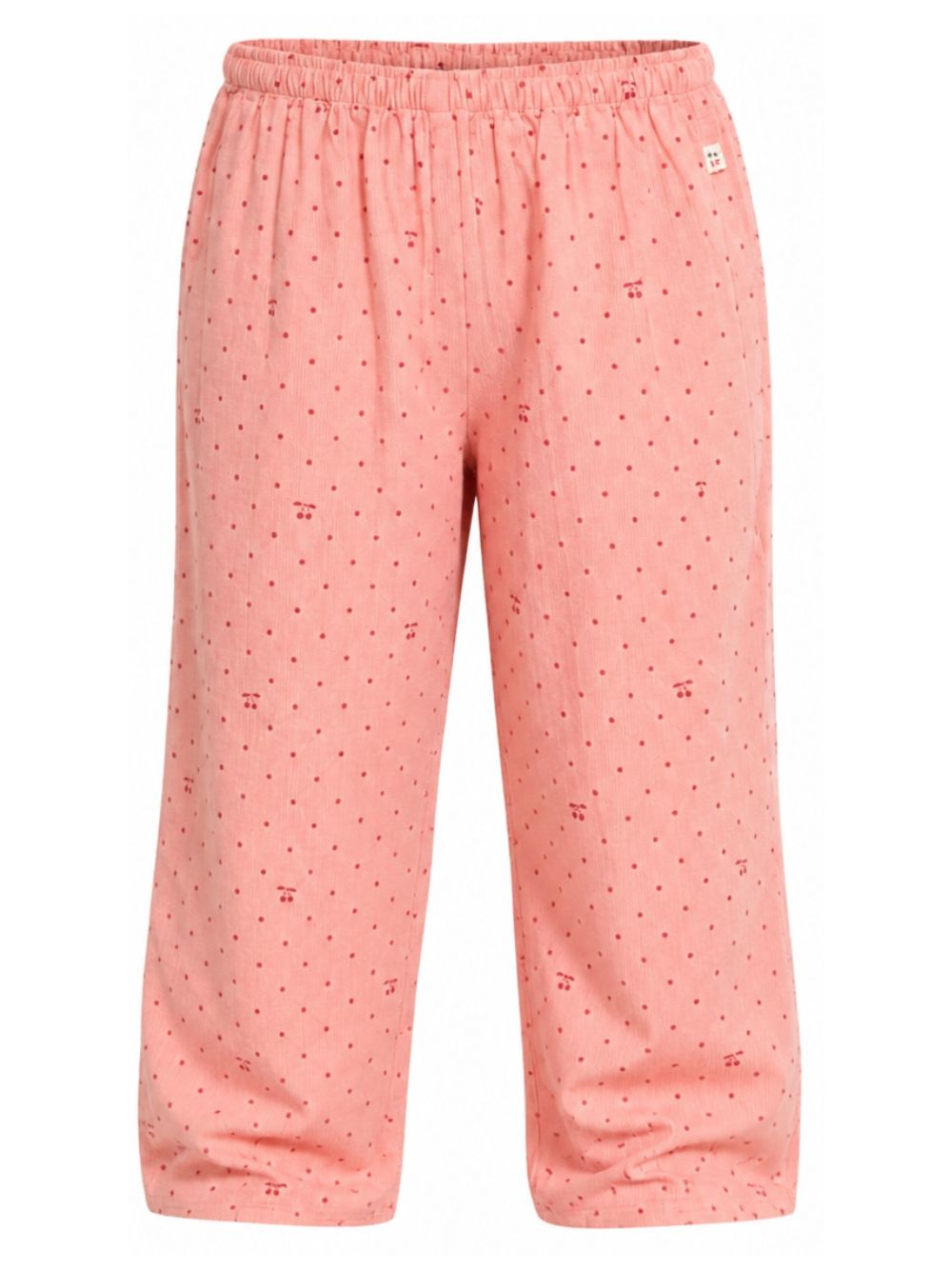 Pantaloni per bambina Konges Slojd rosacon stampa ciliegia all-over KS106147 P30137 KONGES SLOJD KIDS