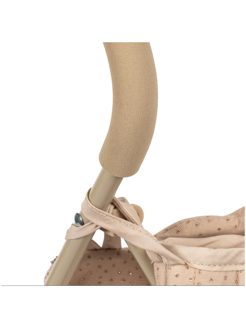 Passeggino per bambole per bambina Konges Slojd Kids rosa con decorazioni in paillettes KS106299 P20037 KONGES SLOJD KIDS