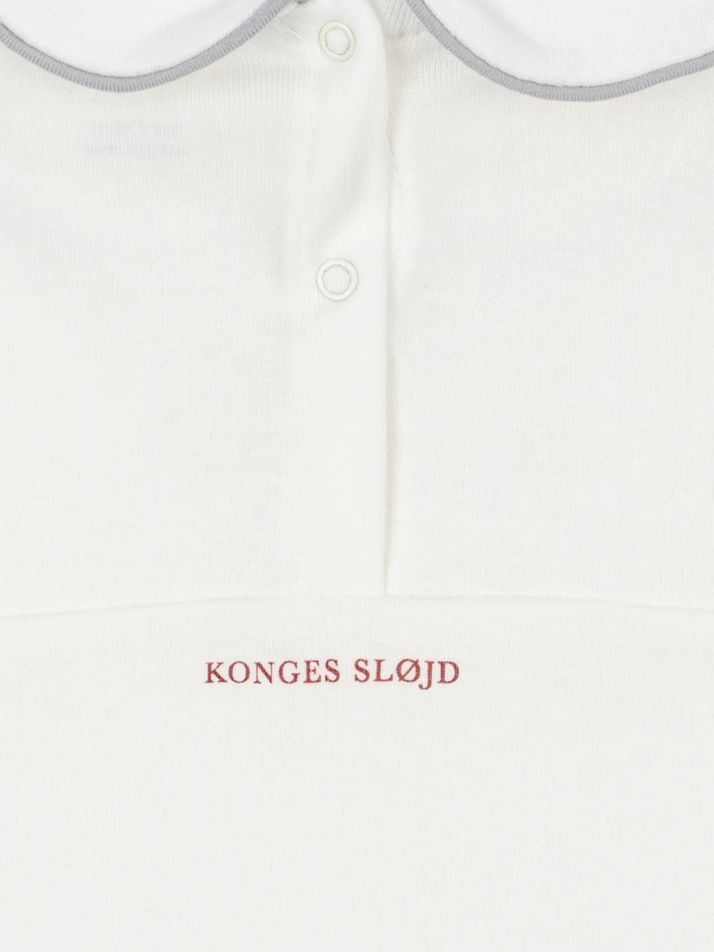 Tutina per neonati Konges Slojd Kids bianca con scritta "my first christmas" ricamata KS107961 WHITE KONGES SLOJD KIDS