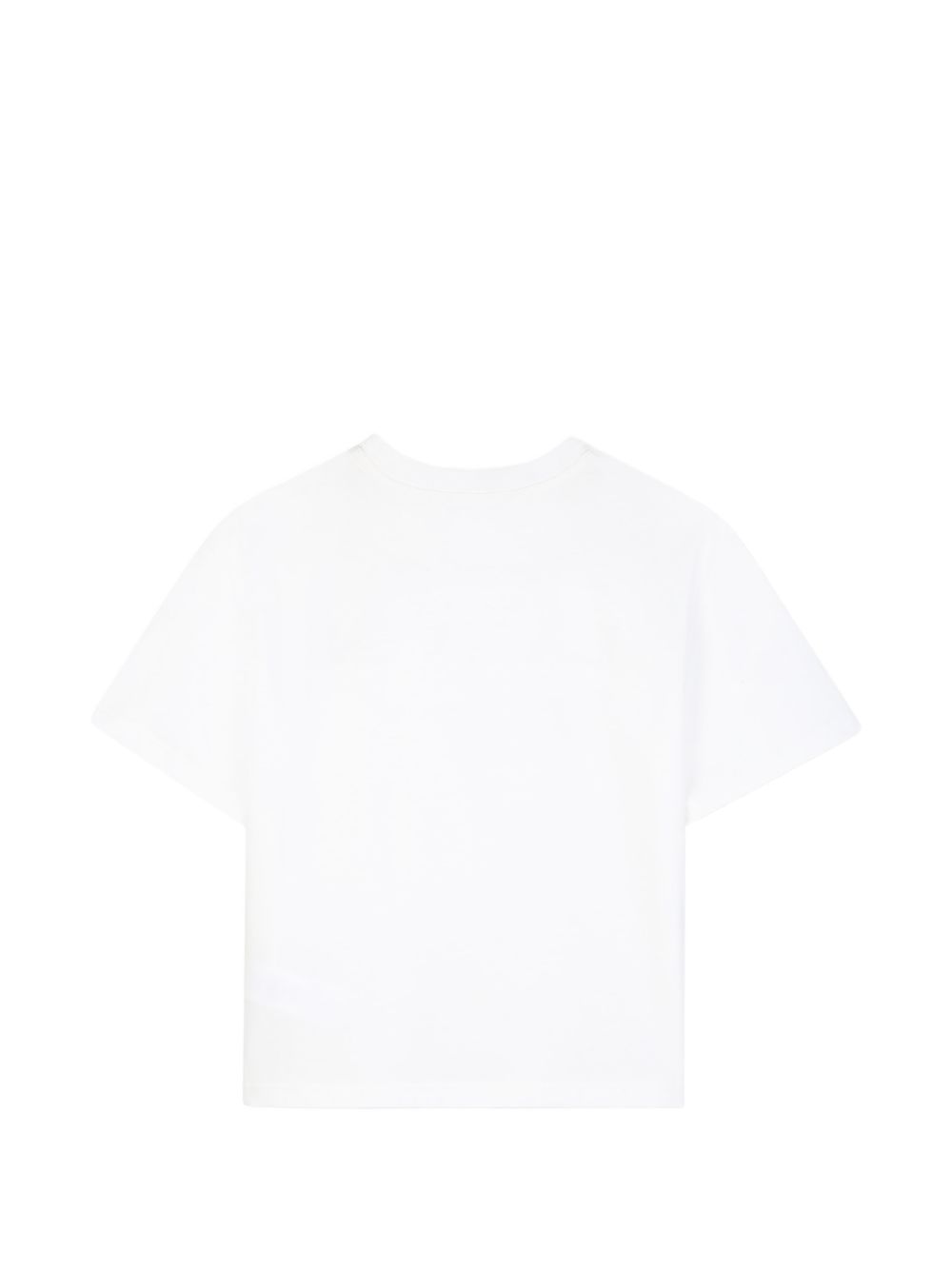 T-shirt per bambino Lanvin Kids bianca con logo sul davanti N30426 117 LANVIN KIDS