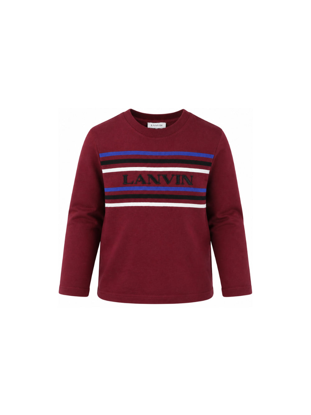 T-shirt per bambino Lanvin Kids bordeaux con stampa grafica N30429 955 LANVIN KIDS