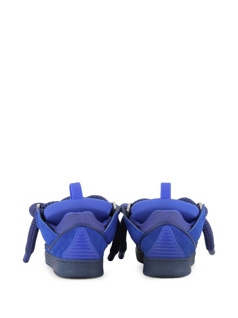 Sneakers Curb per bambini Lanvin Kids blu con finitura scamosciata N30457 80A LANVIN KIDS