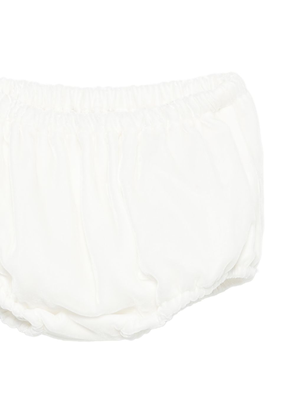 Abito per neonata La Stupenderia Kids bianco con ruches 3CBAB10 X34 LA STUPENDERIA KIDS