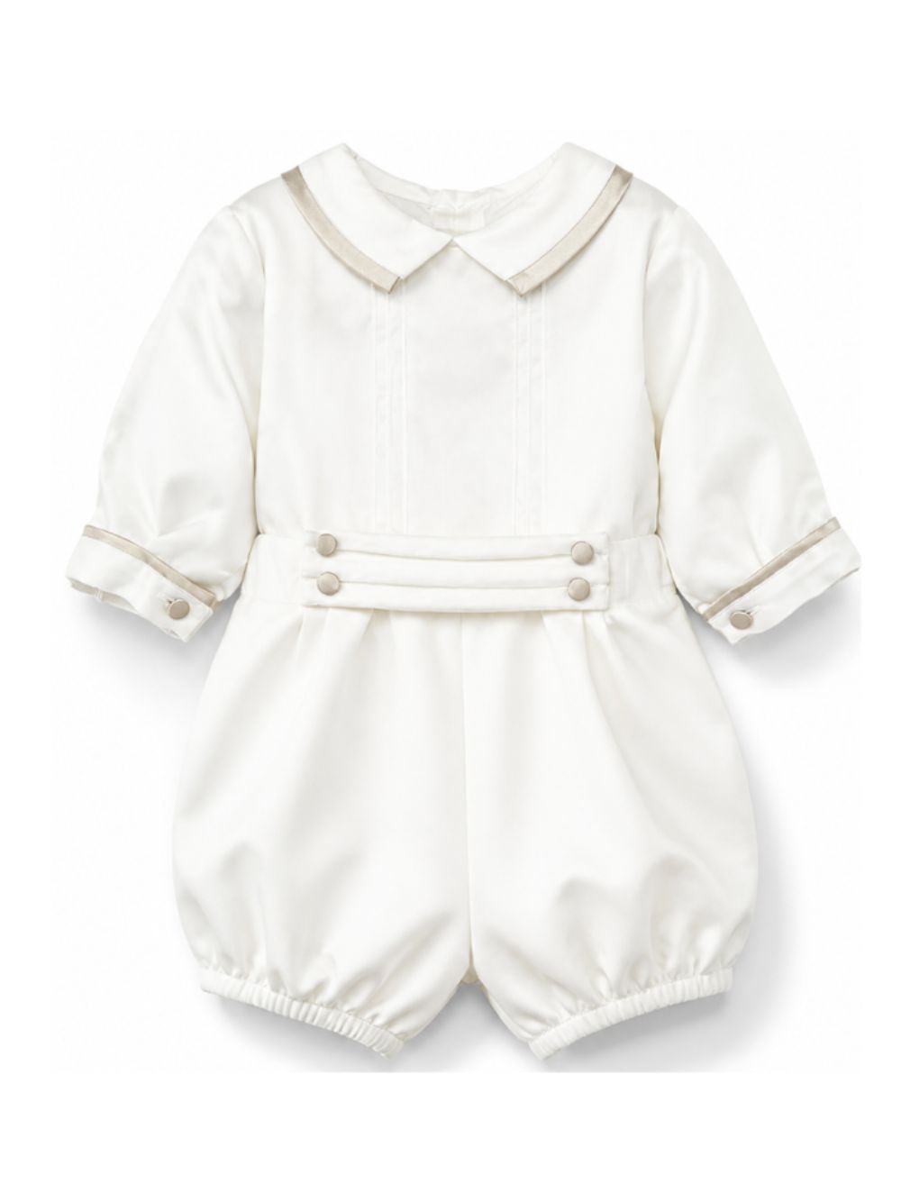 Tutina per neonato La Stupenderia Kids con rifiniture a contrasto 3CBPG01 V02S65 LA STUPENDERIA KIDS