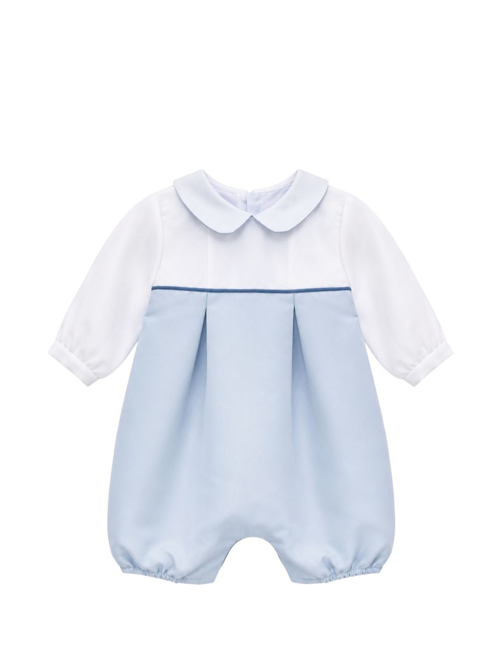 Tutina per neonato La Stupenderia Kids azzurra con colletto alla Peter Pan 3CBPG05 S15 LA STUPENDERIA KIDS