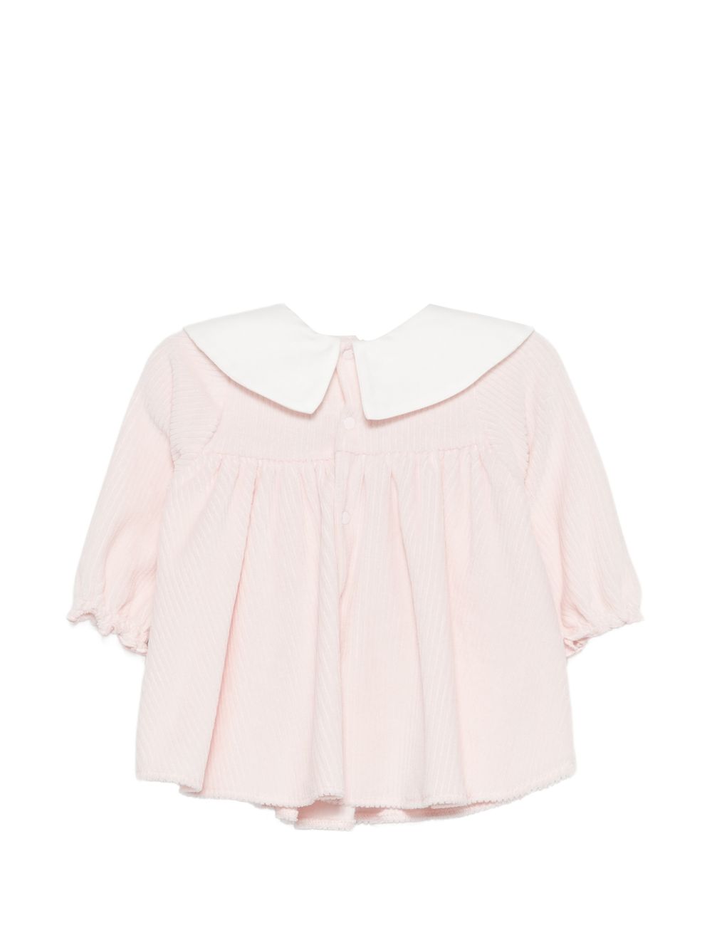 Abito per neonata La Stupenderia Kids rosa con colletto con orlo a smerlo 3TBAB04 M52 LA STUPENDERIA KIDS